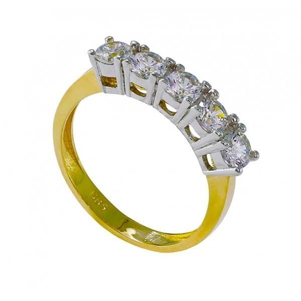 Beştaş Kare Tırnak 14 Ayar Altın Yüzük