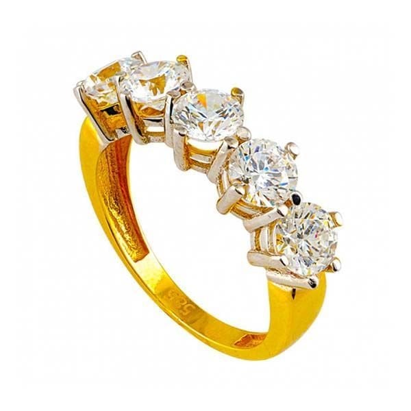 Beştaş Beş Tırnaklı 14 Ayar Altın Yüzük