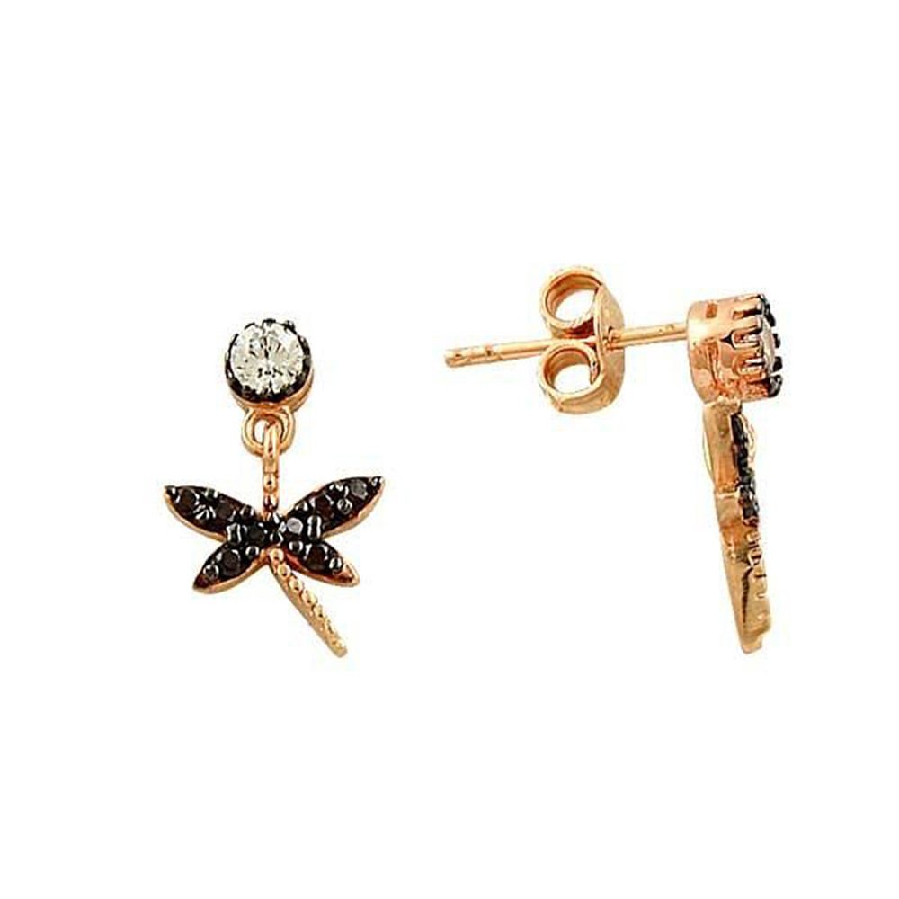 Küpe Yusufcuk Rose 1,86 Gram 14 Ayar Altın