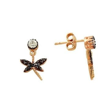 Küpe Yusufcuk Rose 1,86 Gram 14 Ayar Altın