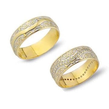 Alyans Elişi Yüzük 7,35 Gram 14 Ayar Altın