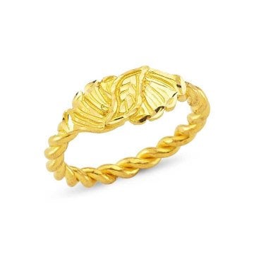 Erzurum İkili Burma Yüzük 22 Ayar Altın 5.00 Gram