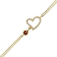 Doğum Günü Hediye Bileklik 2,83 Gram 14 Ayar Altın