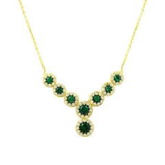 Doğum Günü Hediyesi Kolye Papatyalar 2,67 Gram 14 Ayar Altın