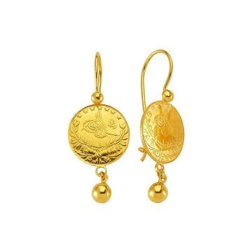 Reşat Altınlı Toplu Küpe 5.25 Gram 22 Ayar Altın