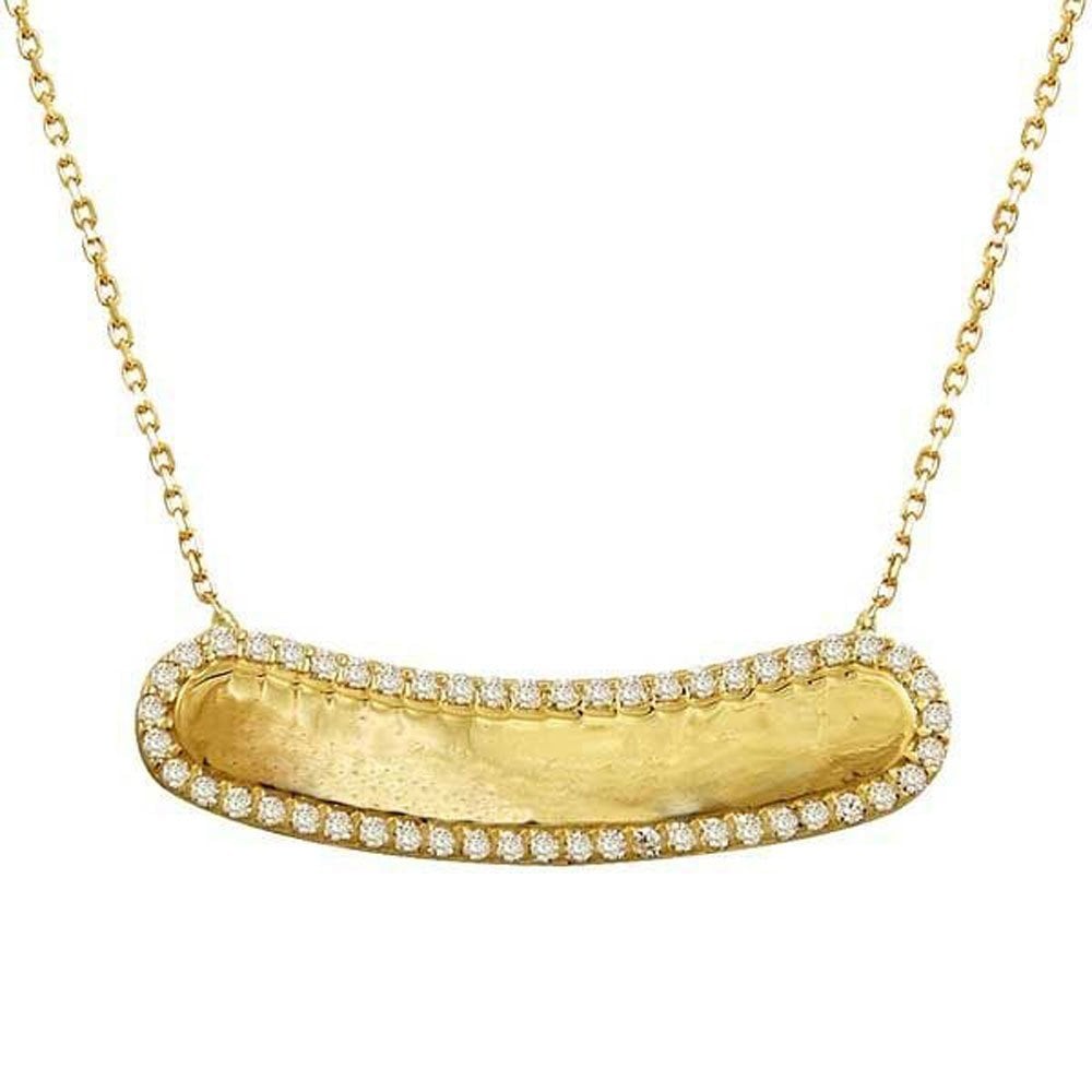 Plaka Kolye 4,25 Gram 14 Ayar Altın