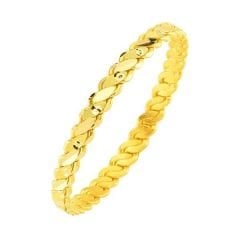 22 Ayar Noktalı Üçlü Burma Bilezik 30 Gram