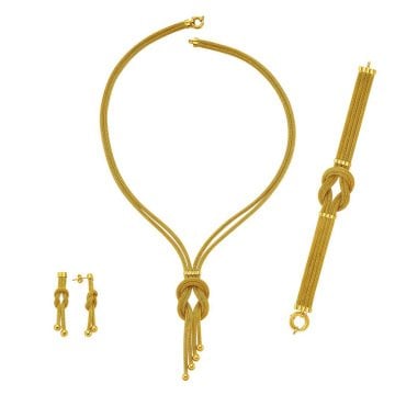 22 Ayar Düğümlü Set Takımı Toplu 64.00 Gram
