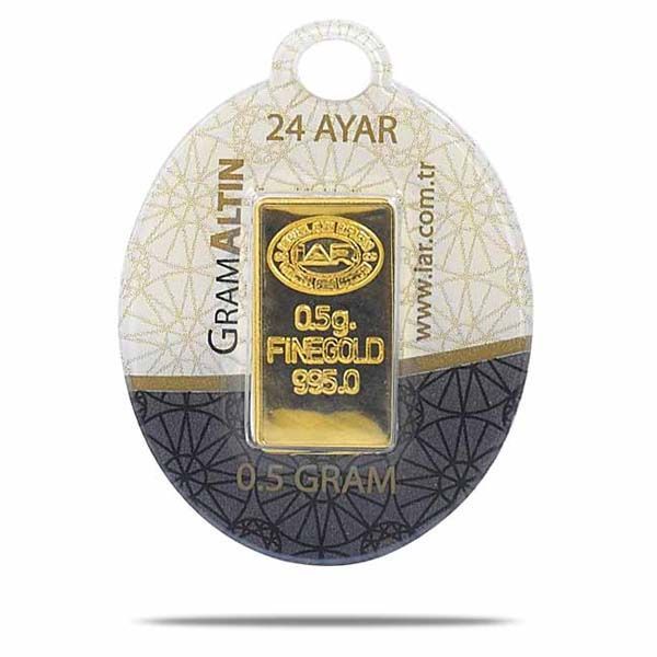24 AYAR 995 MİLYEM GRAM- KÜLÇE ALTIN 0,50 GRAM
